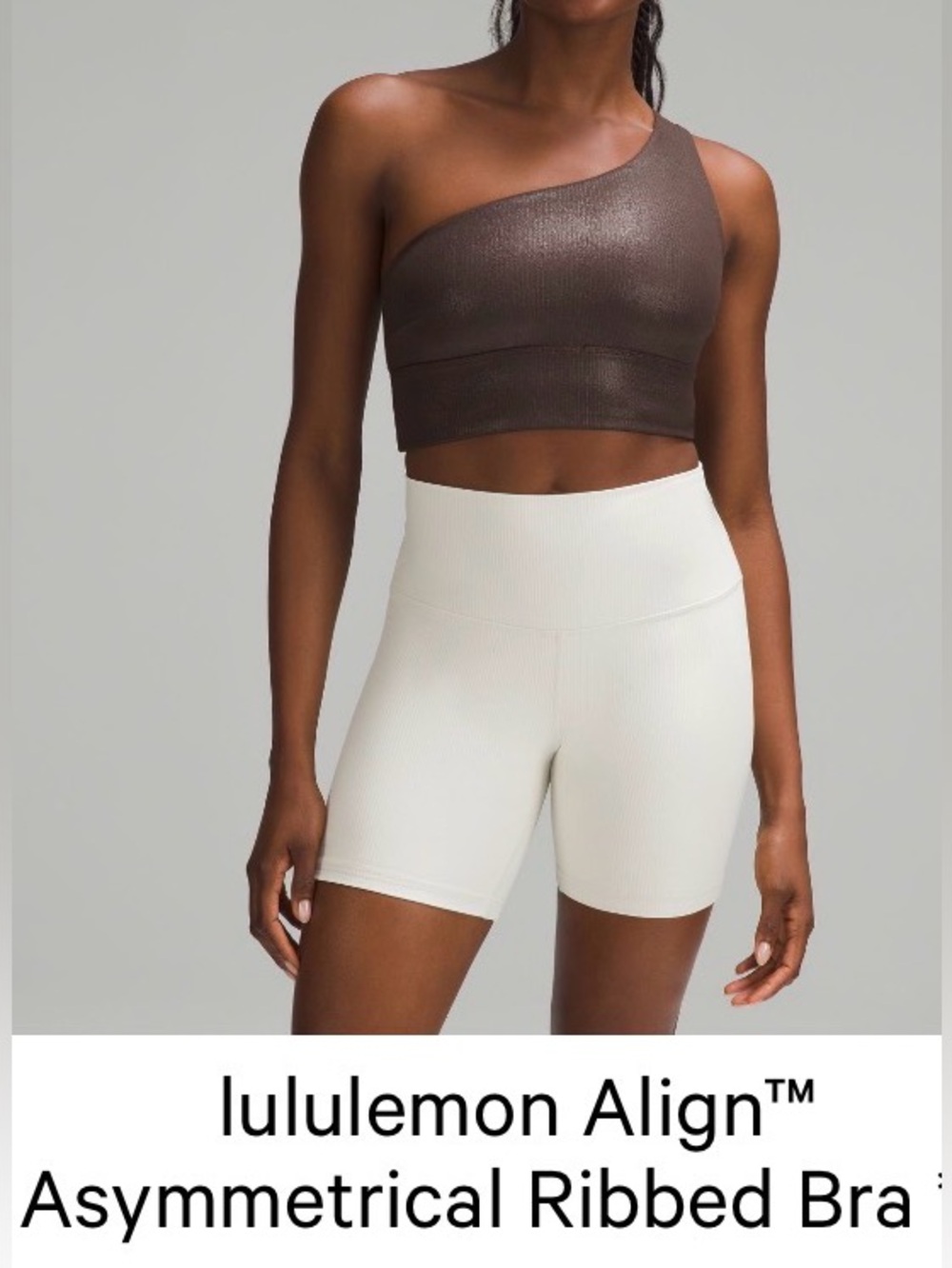 🍋 lululemon Align Asymmetrical Bra NWOT Size 10 C/D